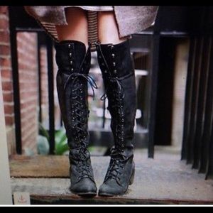 Free People, Jeffery Campbell, Lace Up Boots! New!